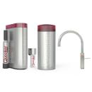Quooker Fusion Round | Reservoirs COMBI | CUBE & Filter | verchromt glänzend | sofort-Kochend-Wasserhahn
